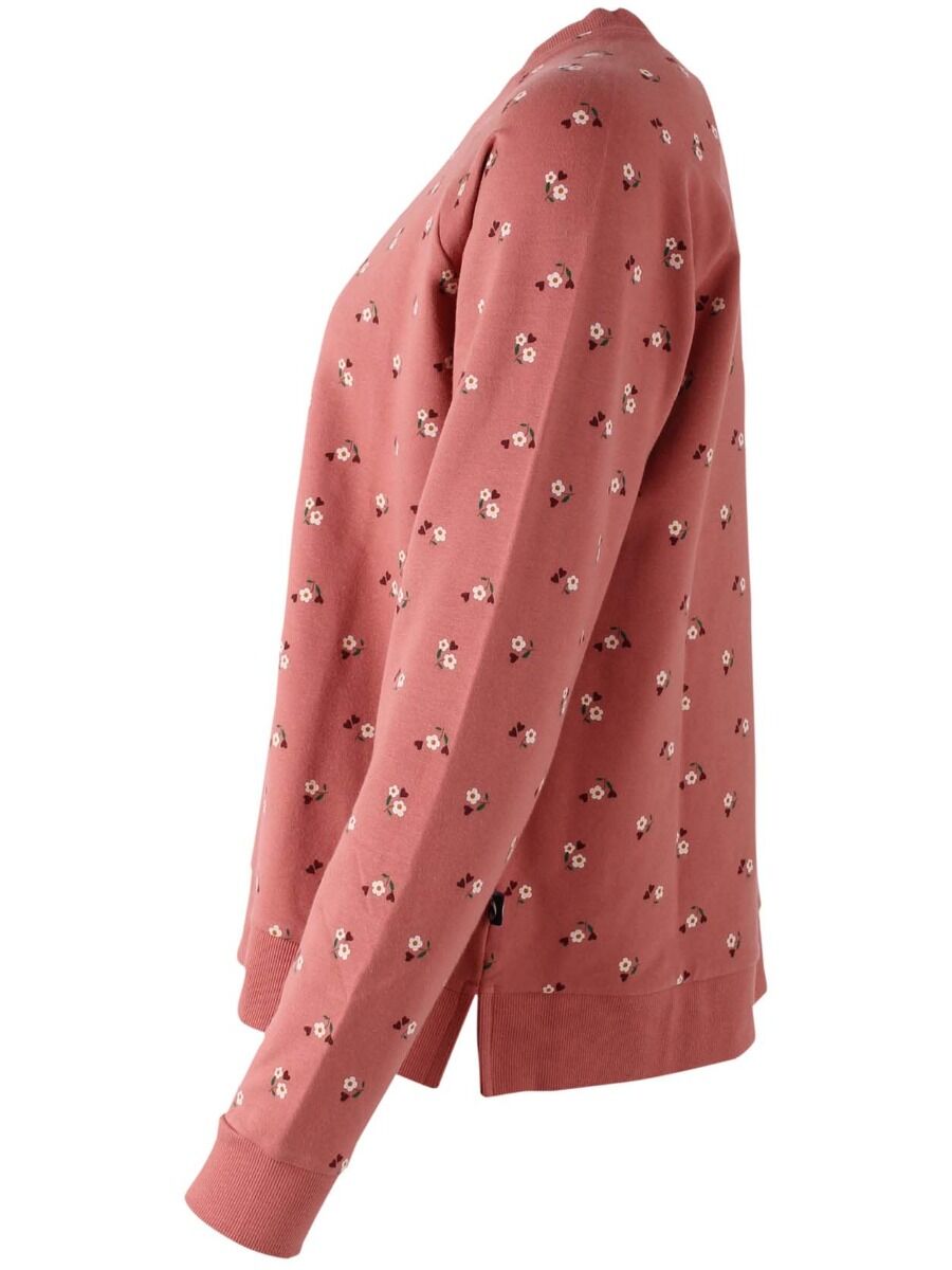 Daneklausen Moleton Sweat Old Rose/Chalk MINIFLOWER