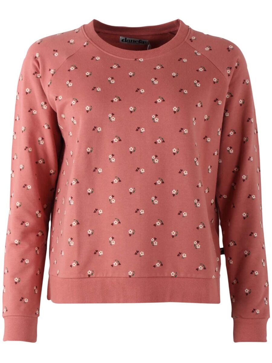 Daneklausen Moleton Sweat Old Rose/Chalk MINIFLOWER