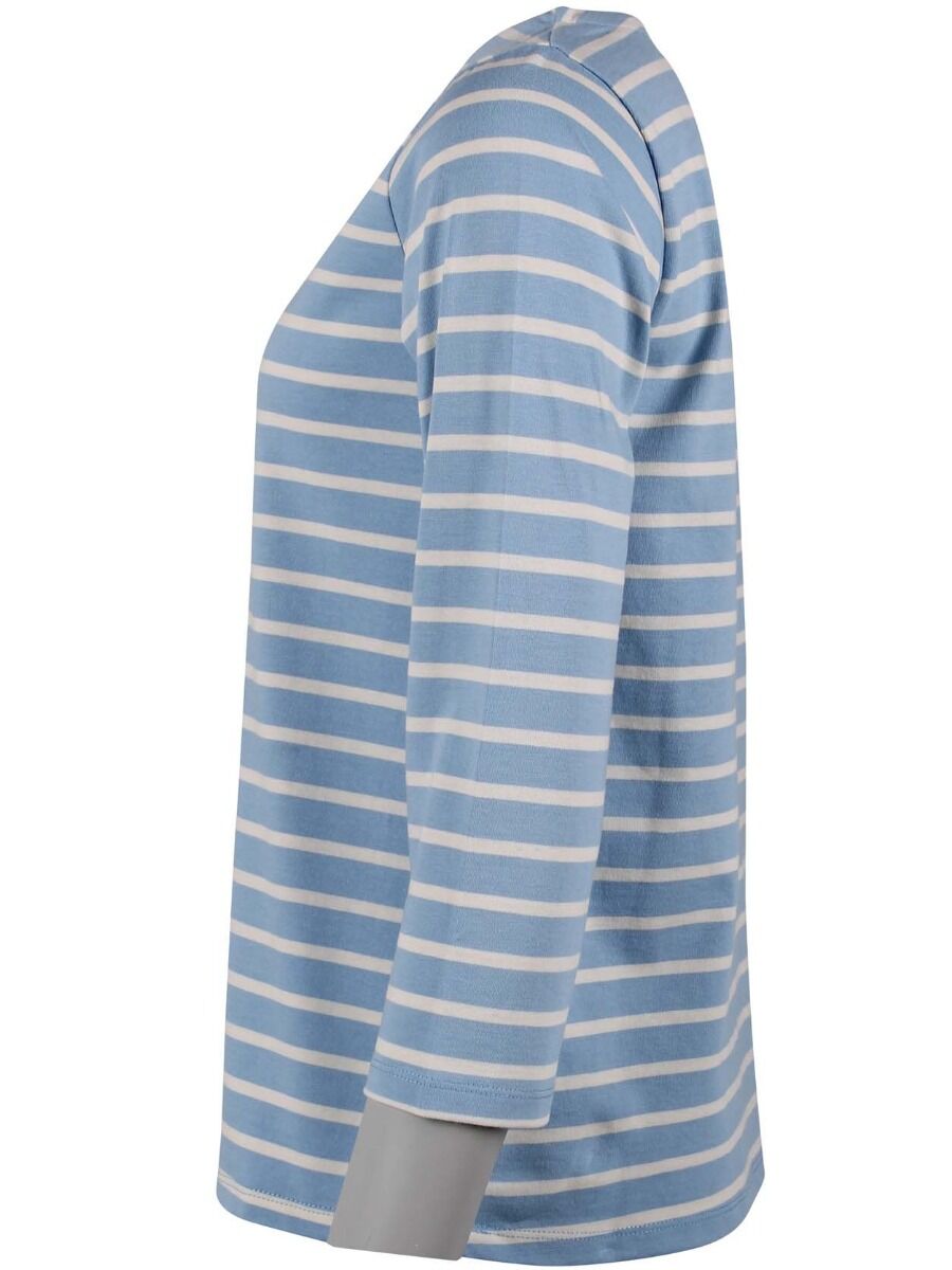 Danecarribean Heavy Cotton Tee Pastel Blue/Offwhite