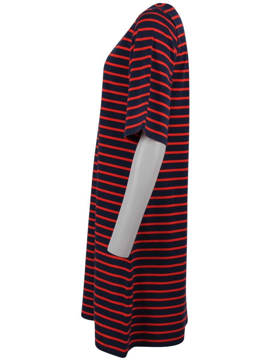 Danetrinidad Dress Navy/Bright Red