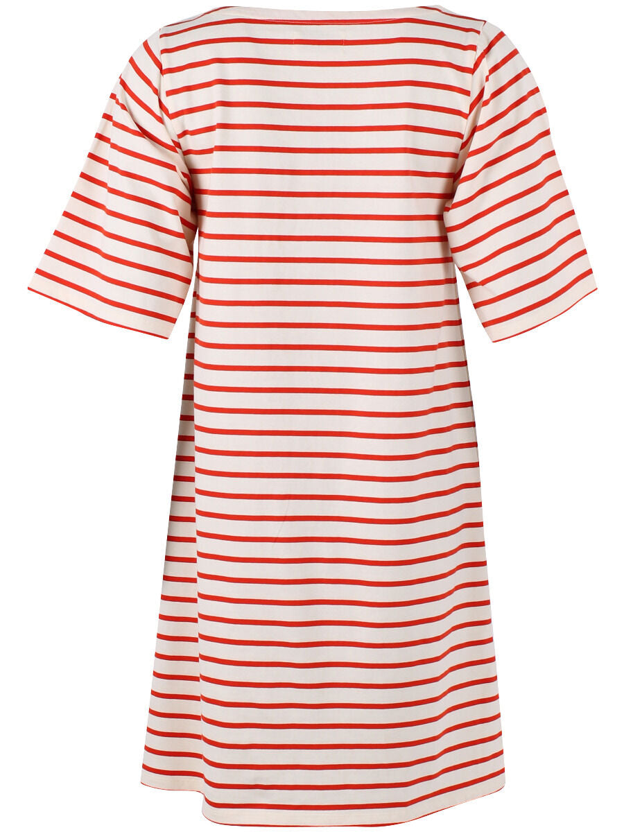 Danetrinidad Dress Chalk/Bright Red