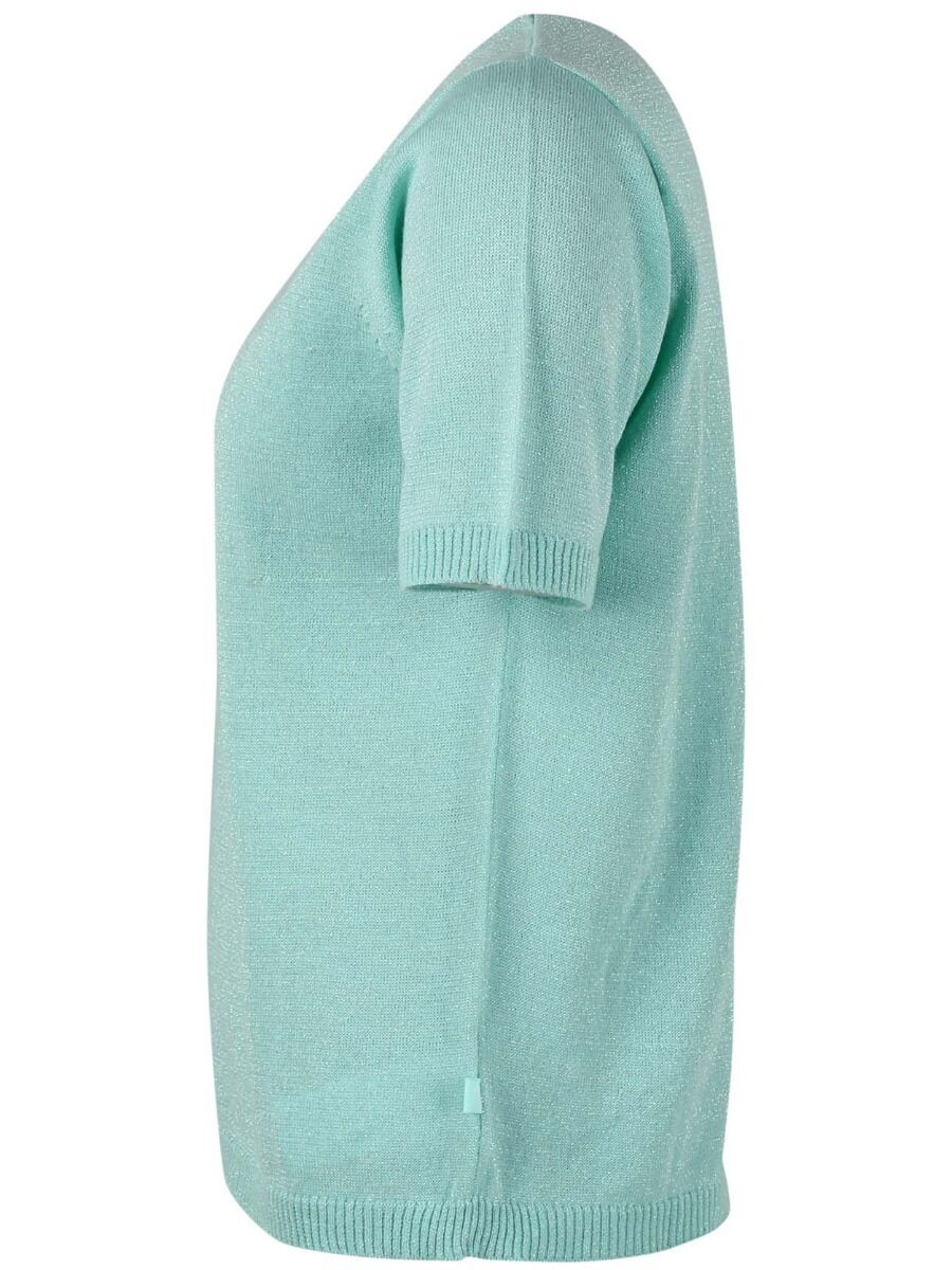 Danesilver Sweater Glitter Tee Fresh Mint w.Lurex