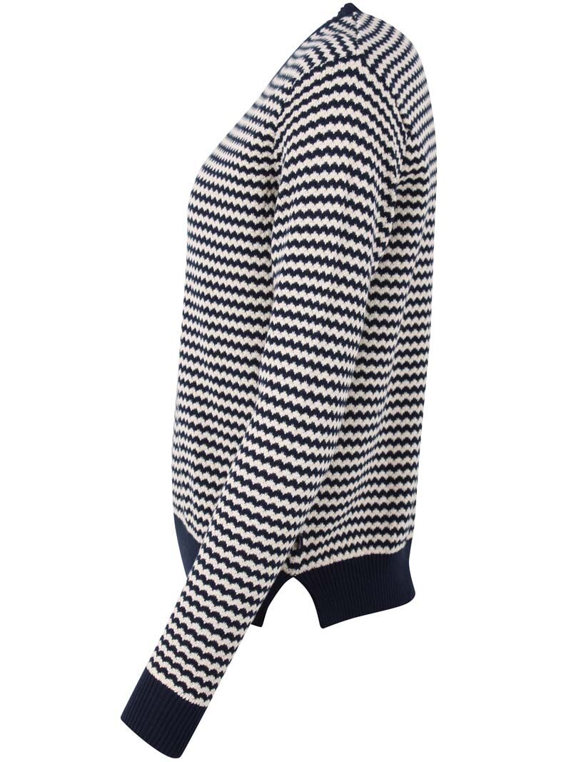 Danepearly Pearl Knit Sweater Dark Navy/Chalk
