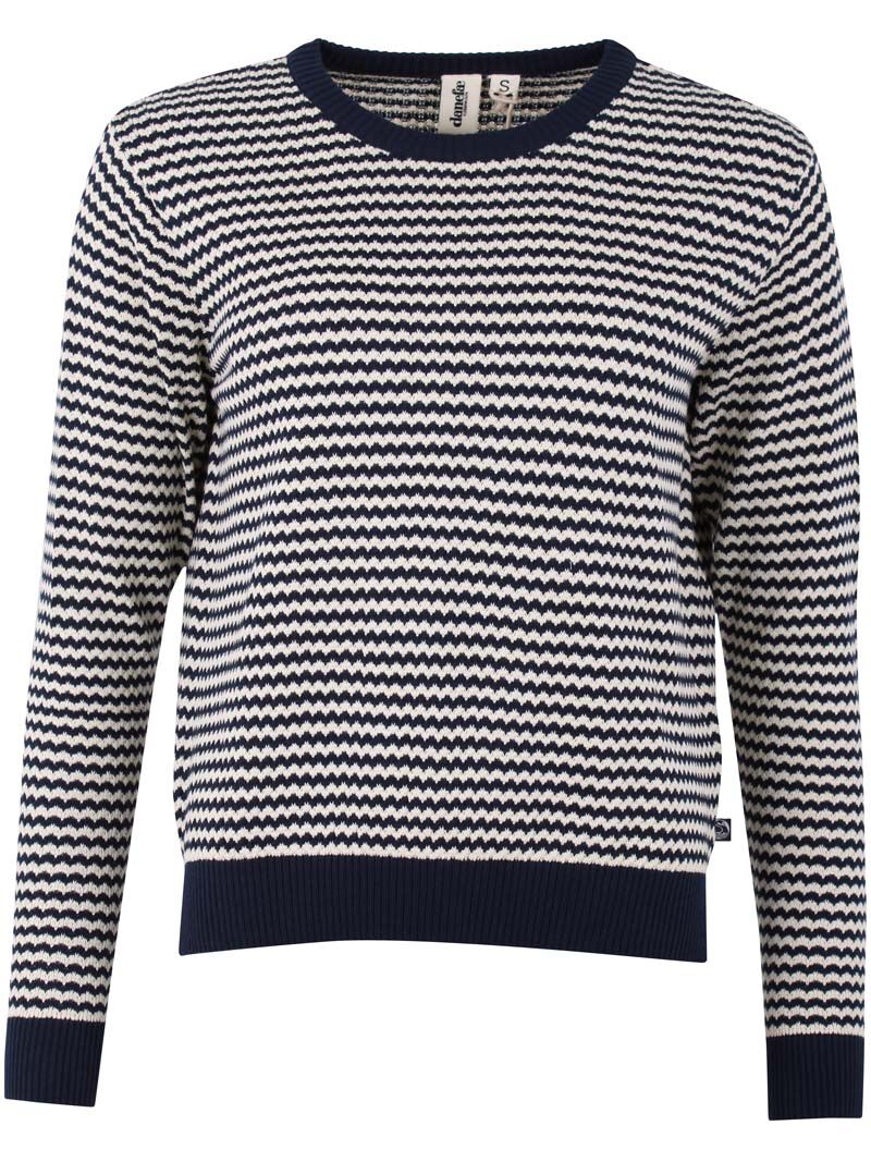 Danepearly Pearl Knit Sweater Dark Navy/Chalk