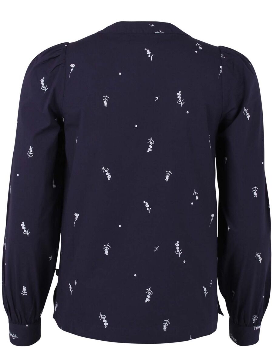 Danesanna Poplin Shirt Navy/Offwhite MARKBLOMST