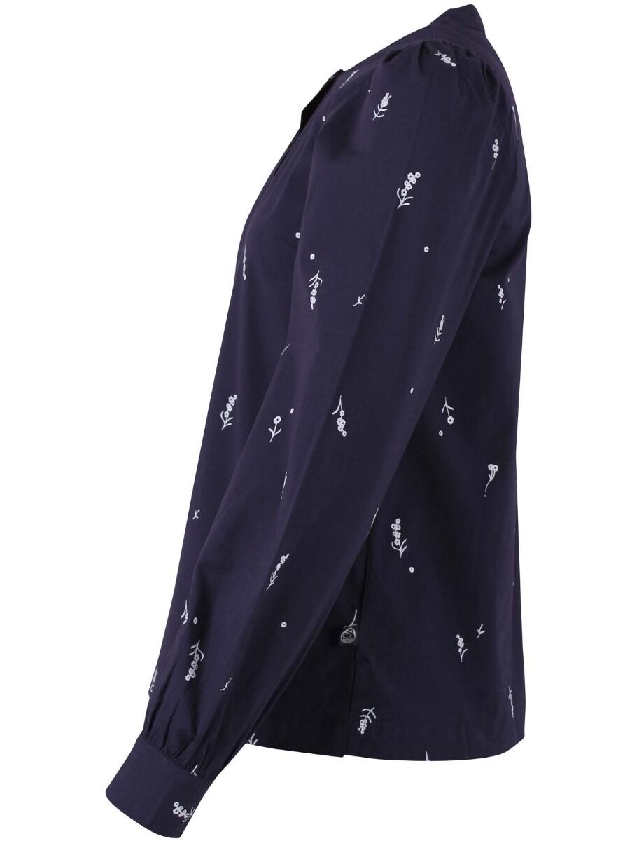 Danesanna Poplin Shirt Navy/Offwhite MARKBLOMST
