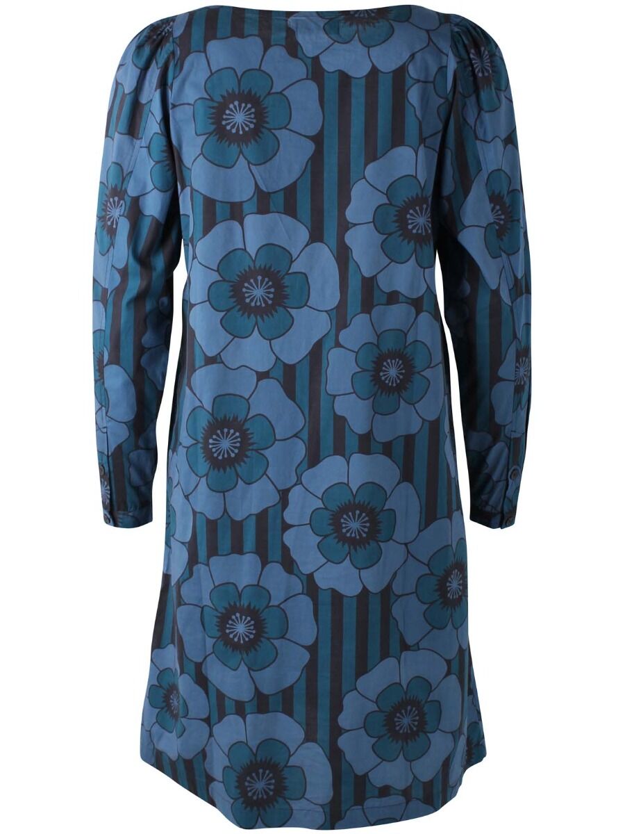 Danelund Dress Blue POWER FLOWERS