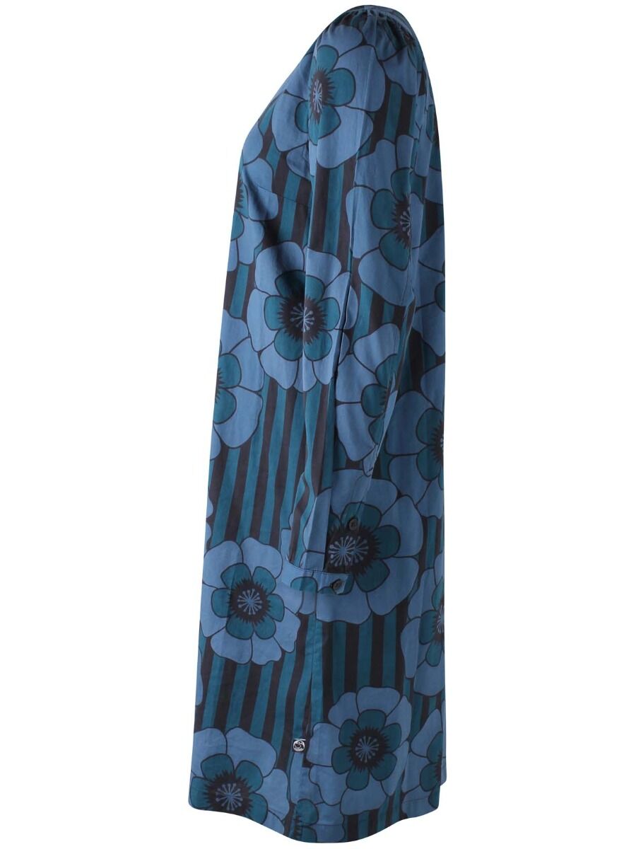 Danelund Dress Blue POWER FLOWERS