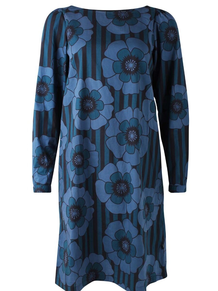 Danelund Dress Blue POWER FLOWERS