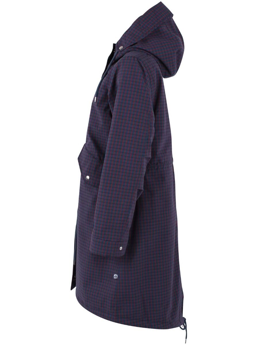 Danesvaneke Plaid Winter Parka Marine/Black/Redwine