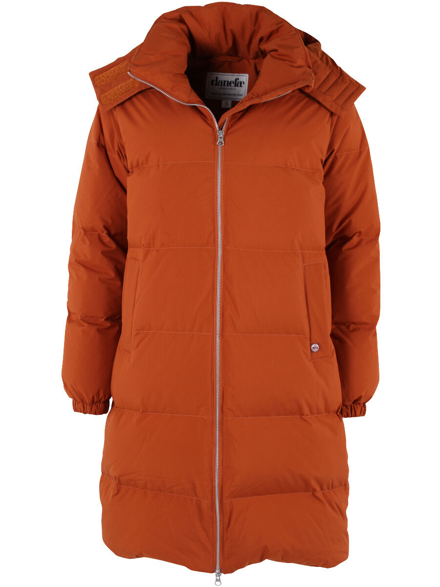 Daneget Down Winter Coat Rust