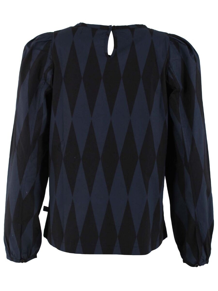 Danebette Poplin Shirt Black/Marine DIAMONDS