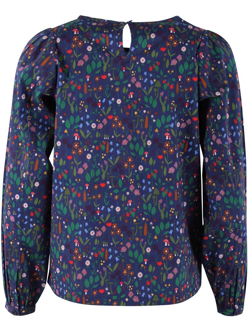 Danebette Poplin Shirt Grey Marine BOTANICAL