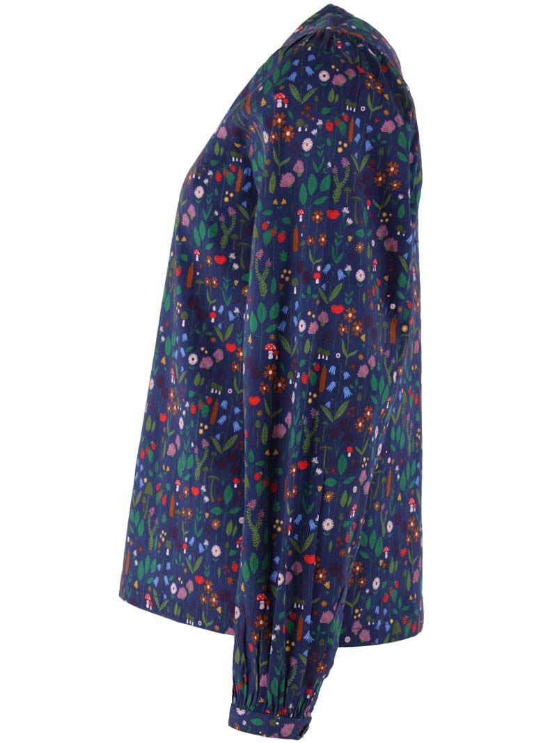 Danebette Poplin Shirt Grey Marine BOTANICAL