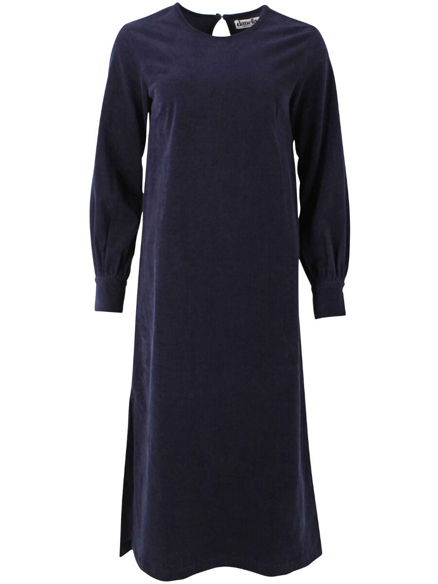Danelegance Cord Stretch Dress Marine