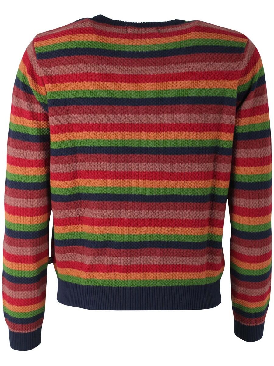 Danepearly Hole Knit Sweater Tonic Stripe