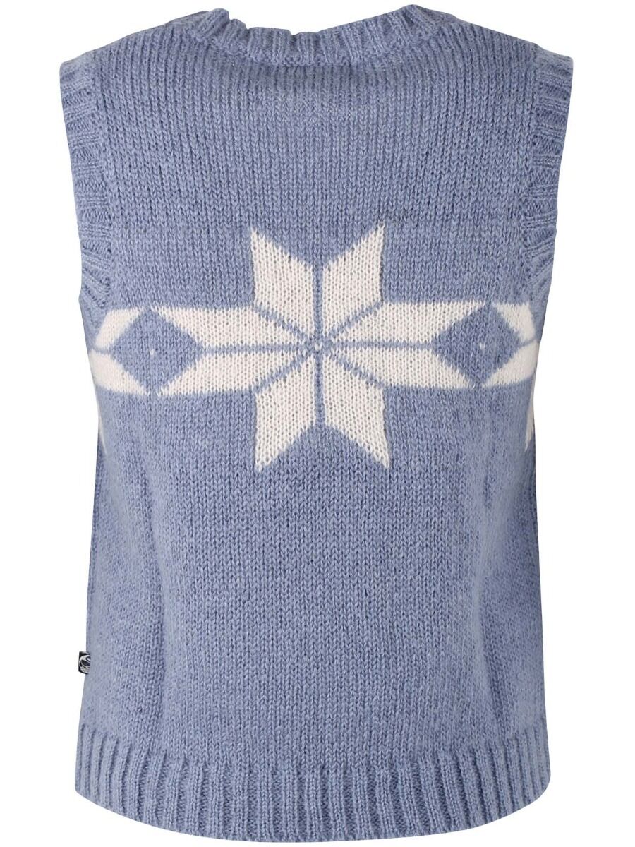 Daneklaksvik Flakes Vest Porcelaine/Chalk