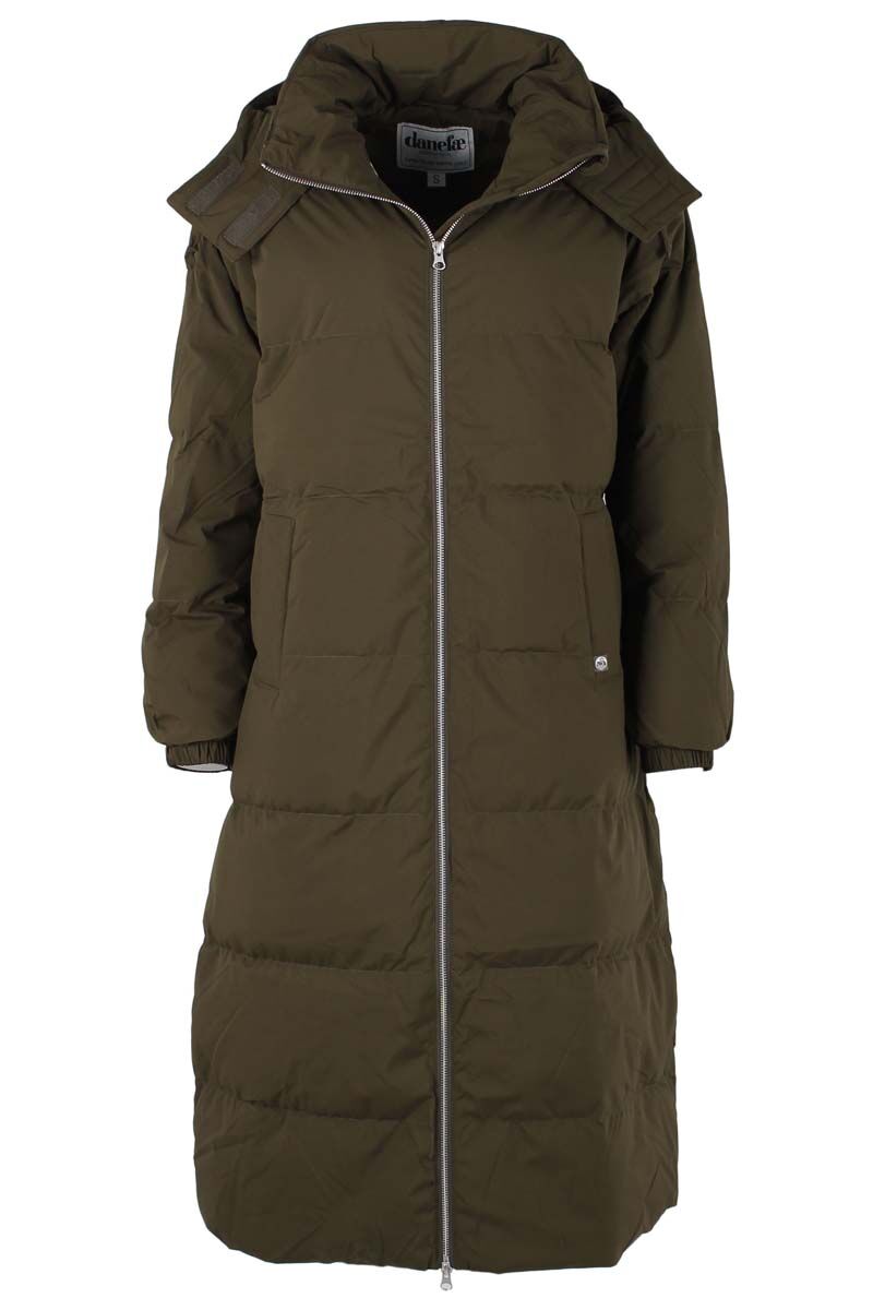 Danepuffin Down Winter Coat Warm Khaki