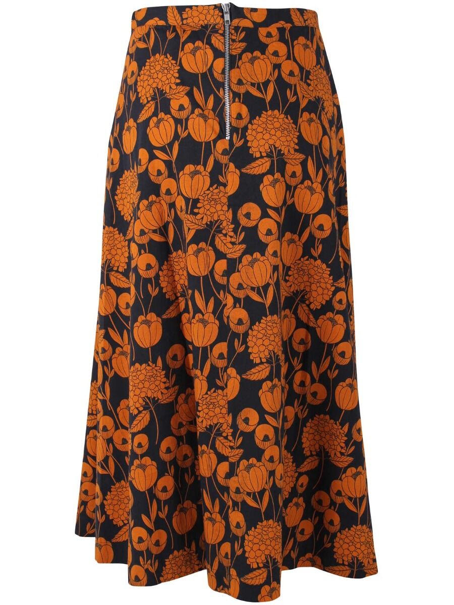 Danebrava Poplin Skirt Dk Navy/Occer HORTENSIA