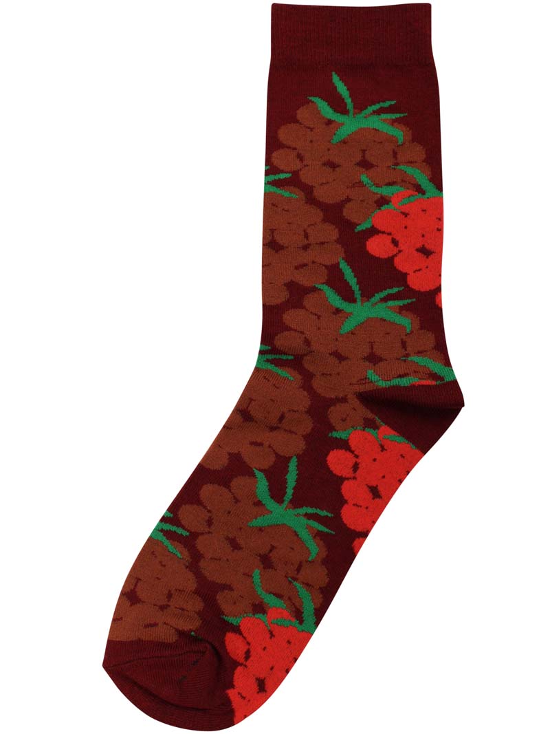 Mønstrede strømper til dame