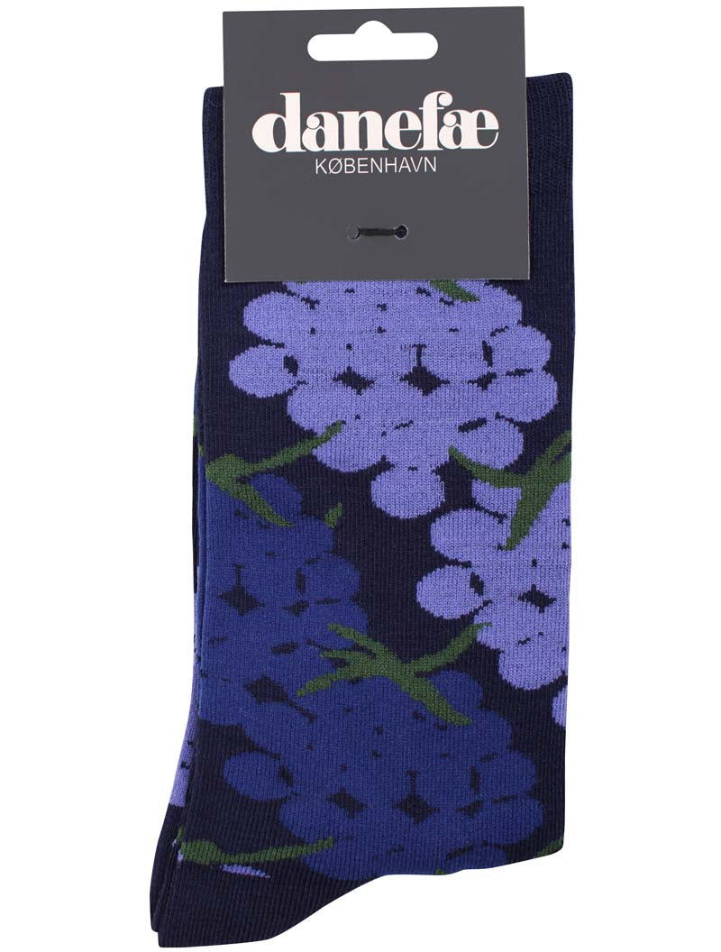 Mønstrede strømper til dame