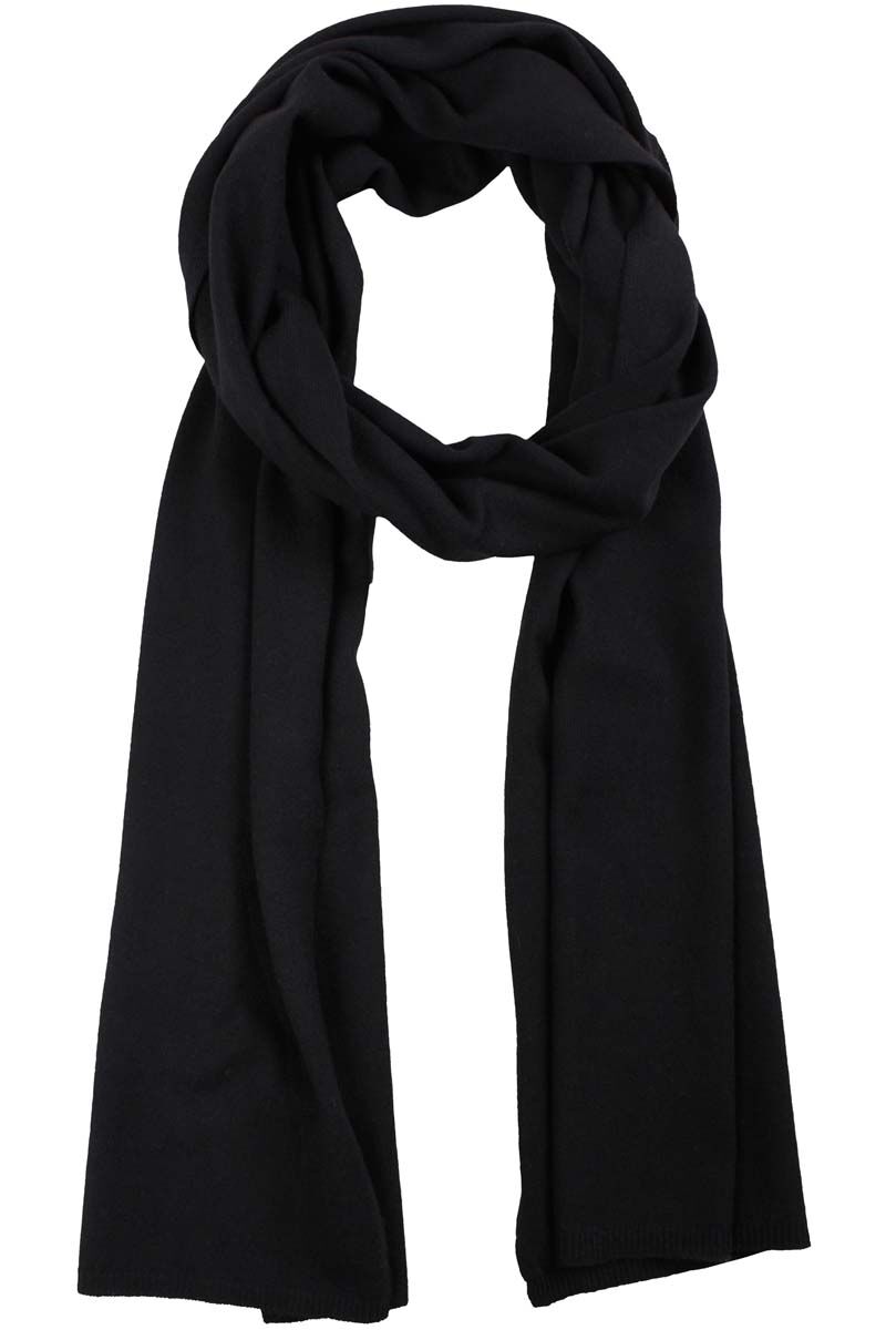 Danebundle-up Merino Scarf Black