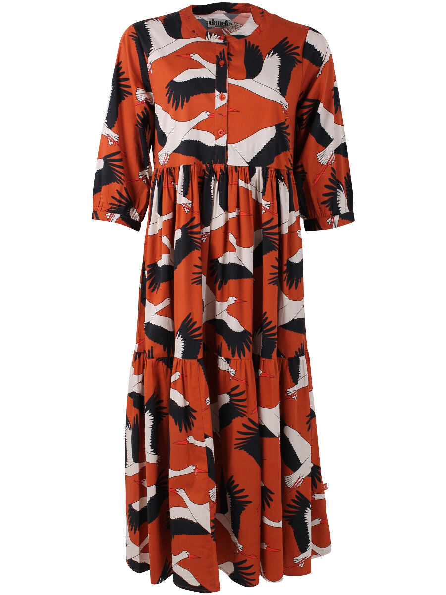 Danegoodie dress Rust BIG STORK