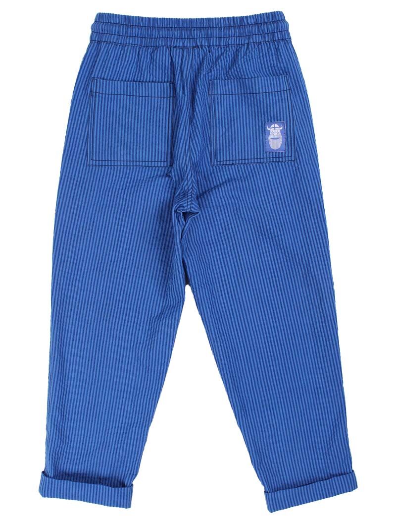 Danefrede Seersucker Pants  Deep Marine/Klein Blue