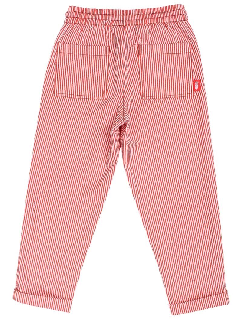 Danefrede Searsucker Pants  Chalk/Bright Red