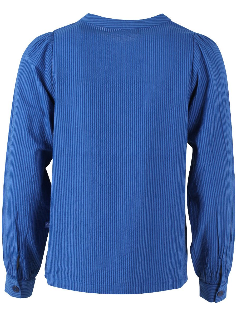 Danesanna Seersucker Shirt Deep Marine/Klein Blue