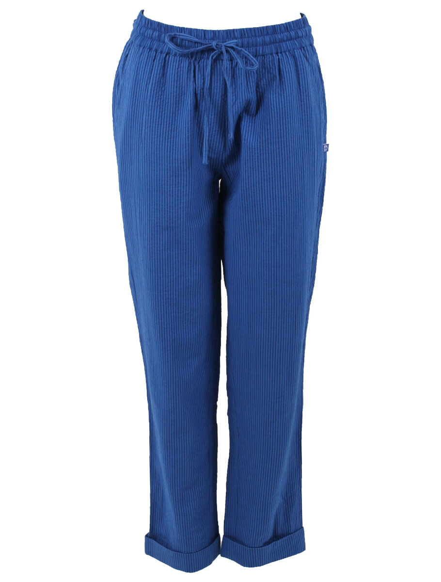 Daneliseleje Seersucker Pants Deep Marine/Klein Blue