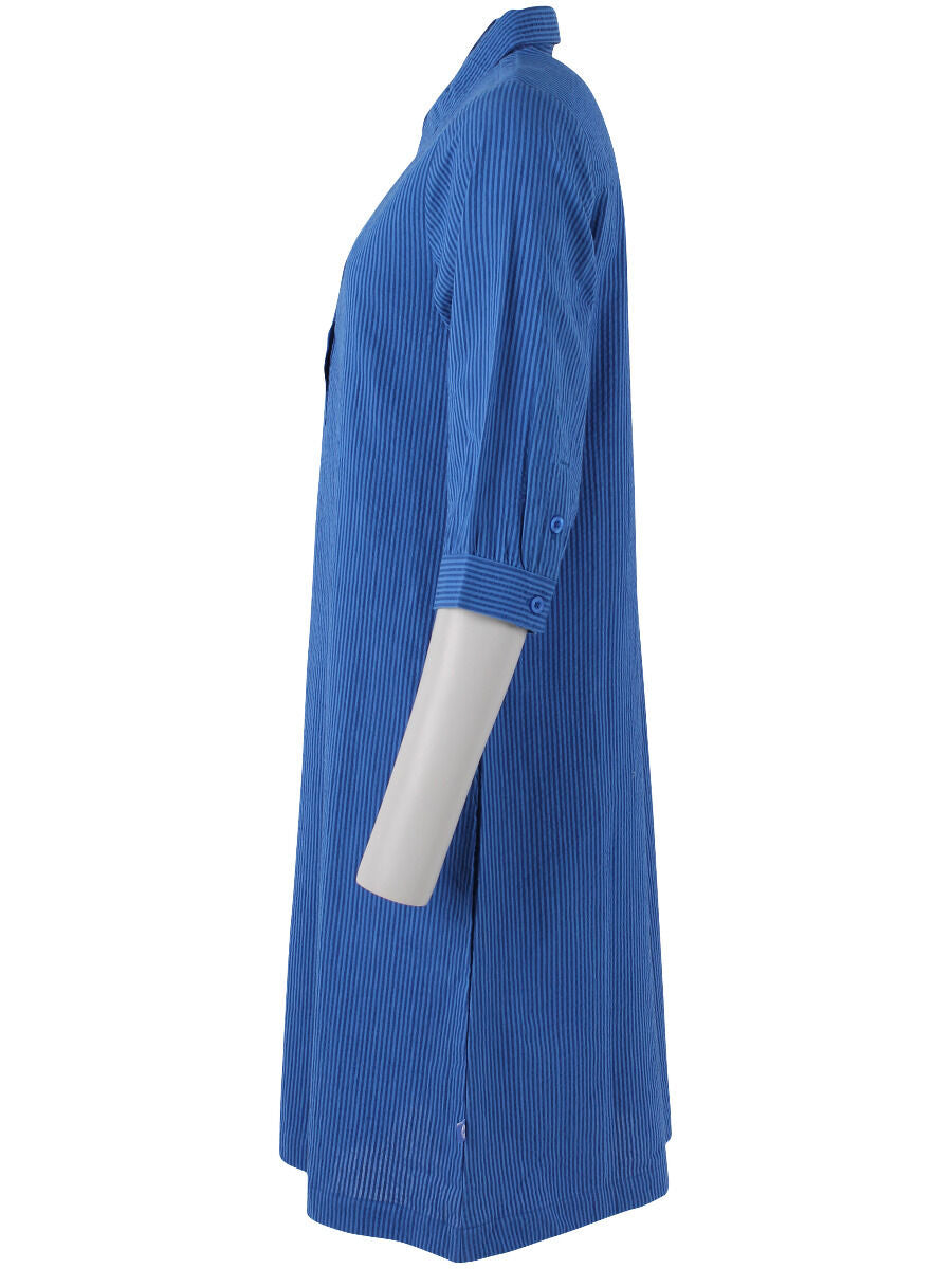Danecarnation Searsucker Dress Deep Marine/Klein Blue