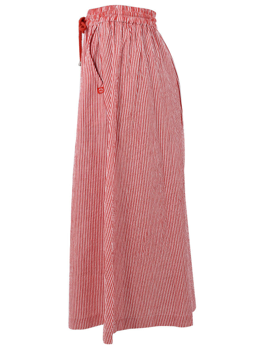 Danespresso Seersucker Skirt Bright Red/Chalk