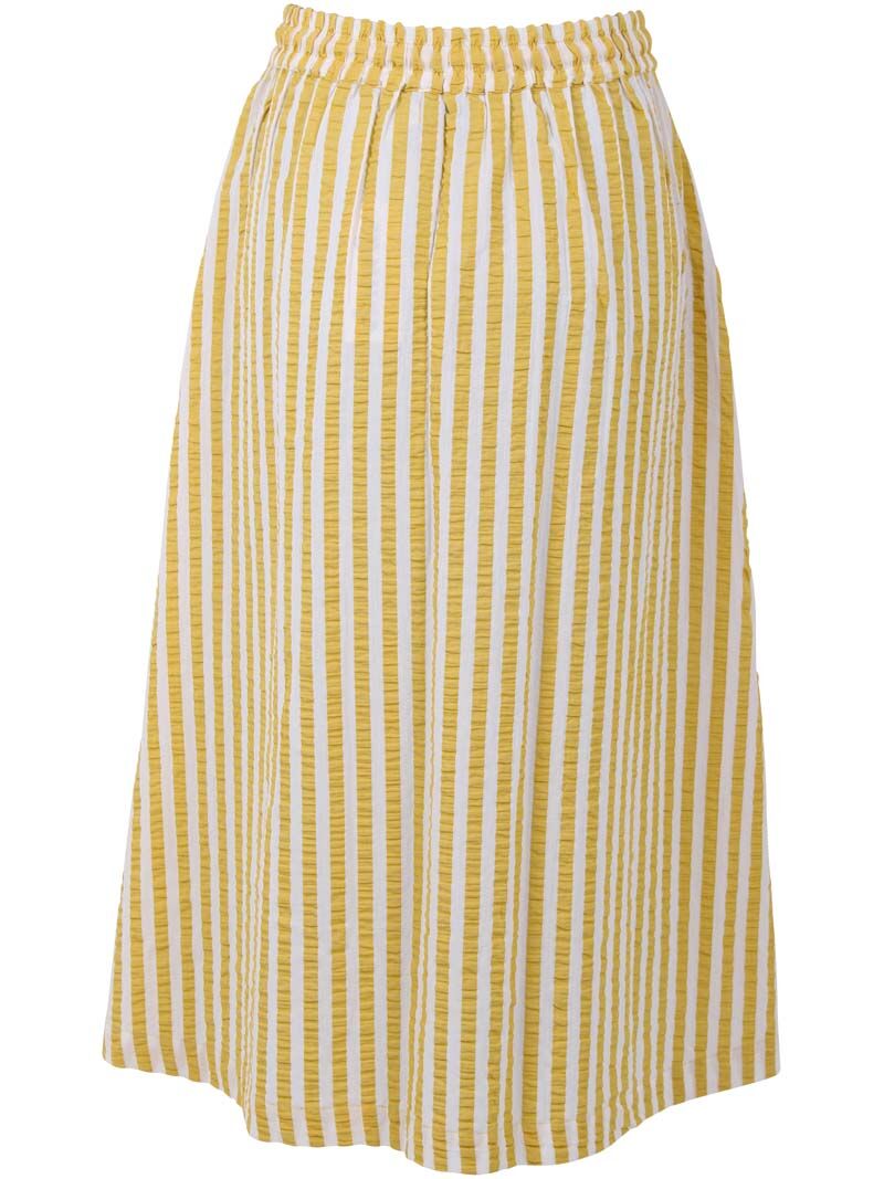 Danespresso Seersucker Skirt Faded Yellow/Chalk