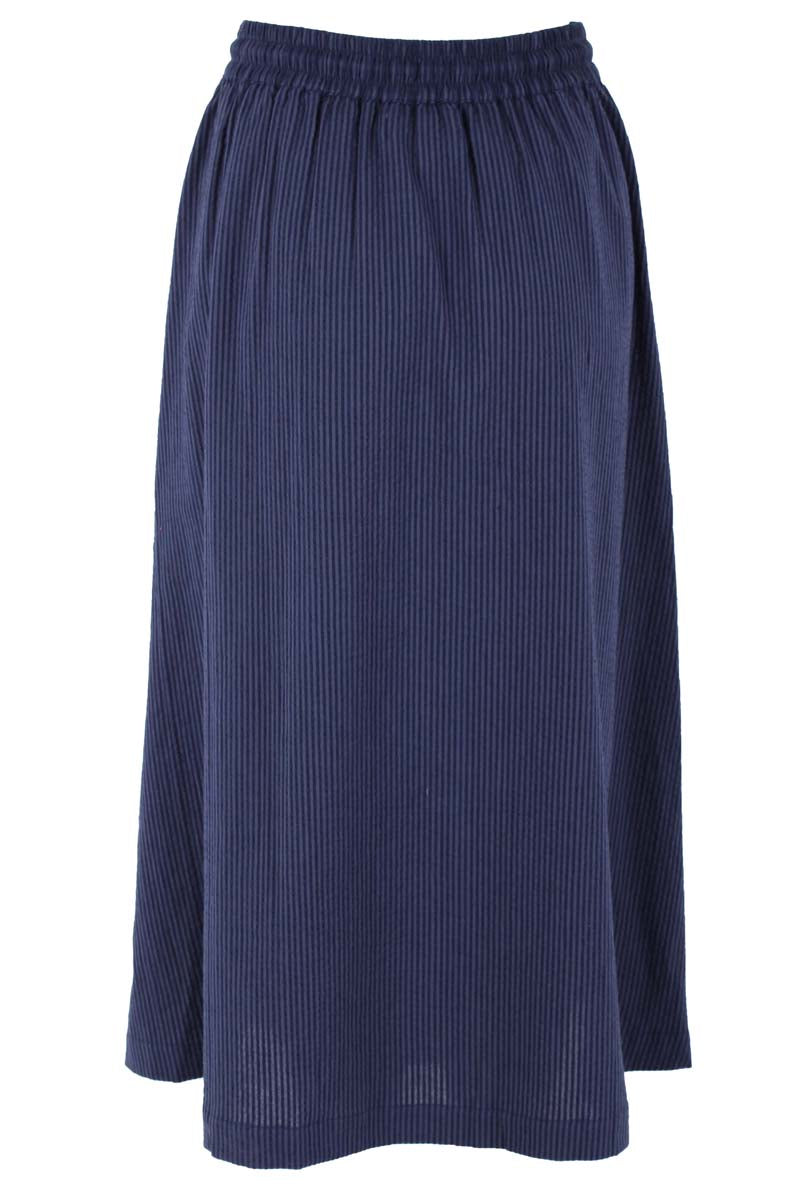 Danespresso Seersucker Skirt Grey Marine/Blue Grey