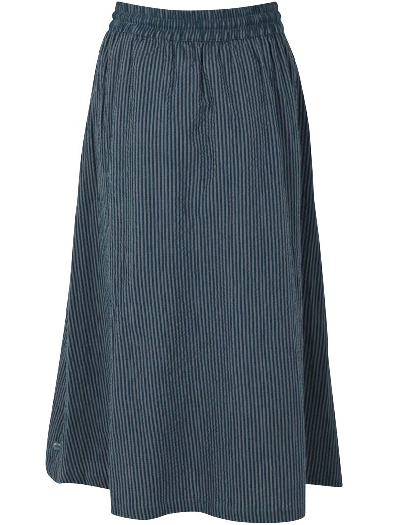 Danespresso Searsucker Skirt Dark Slate/Blue Grey