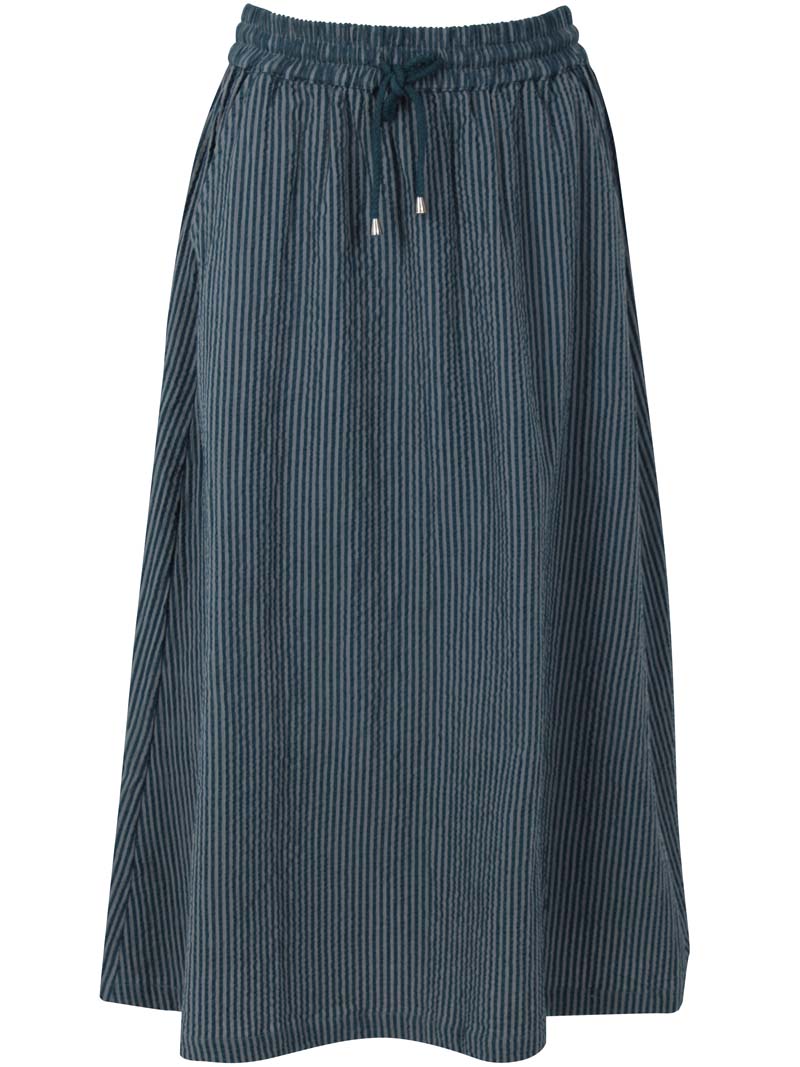 Danespresso Searsucker Skirt Dark Slate/Blue Grey