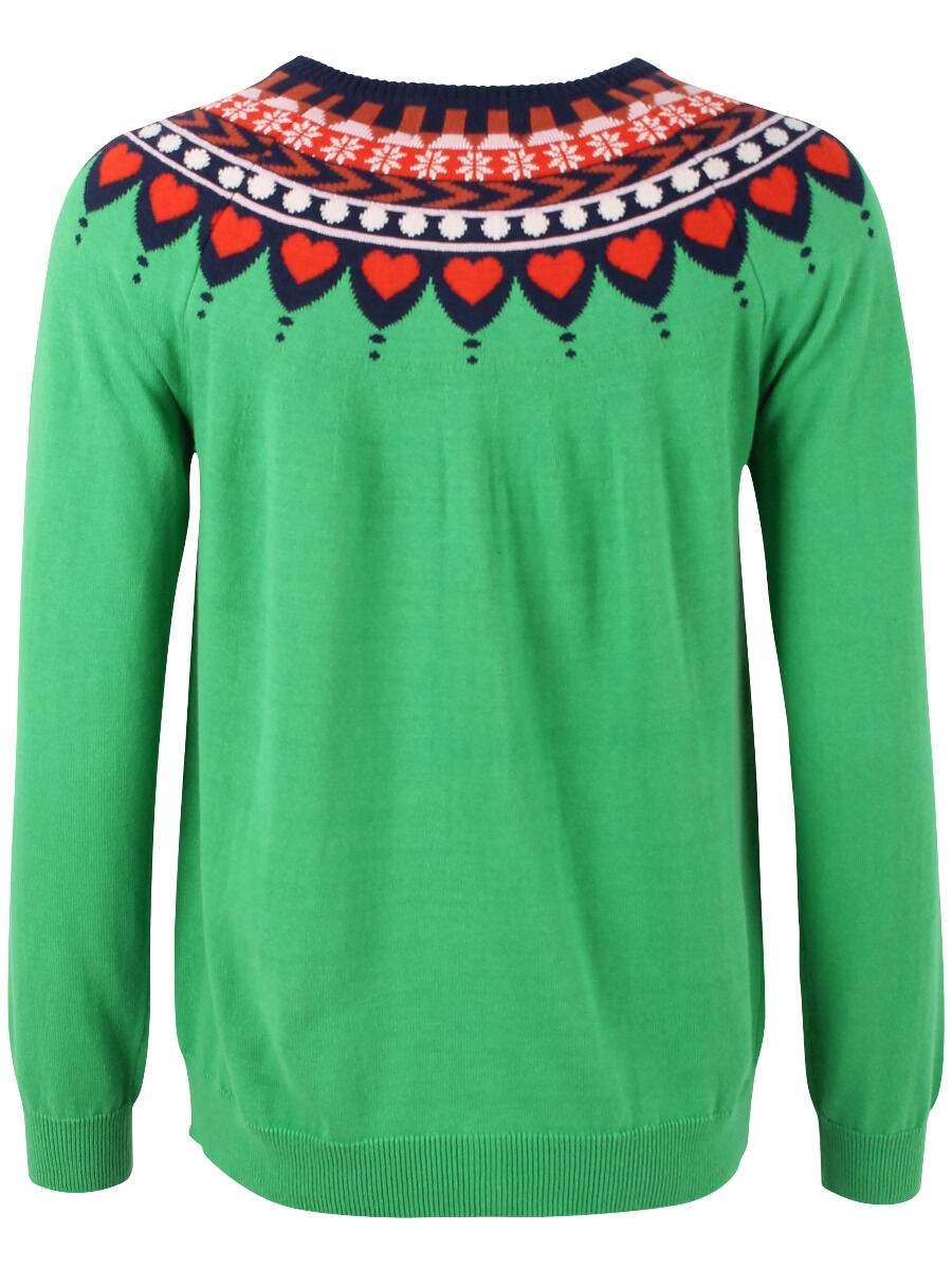 Danesweetheart Cotton Knit Cardigan Green