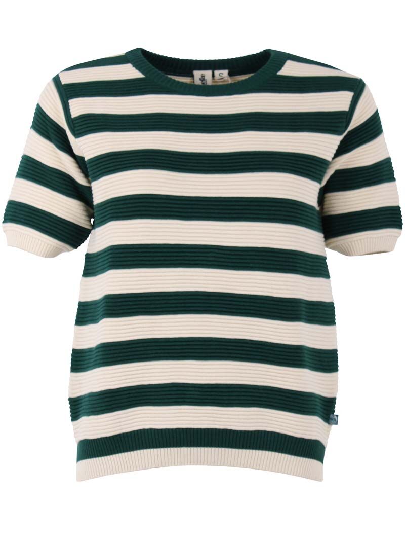 Danesilver 3D Crotchet Knit Tee Dark Duck/Chalk