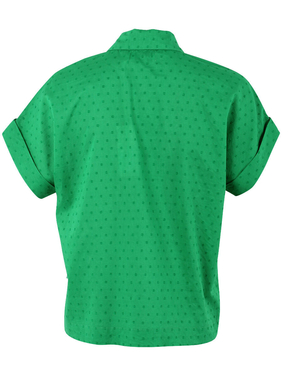 Danelena Cotton Dot Shirt Green