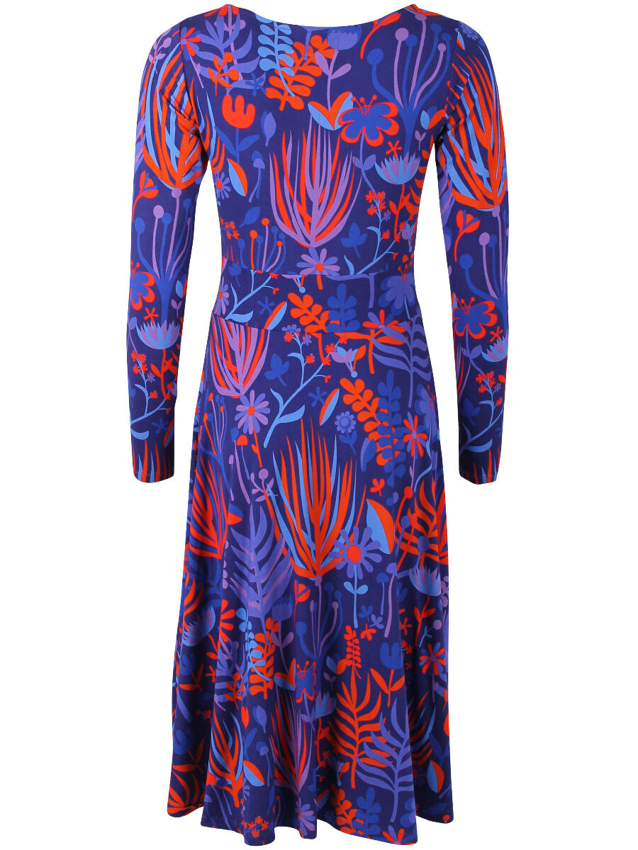 Danesigrid Viscose Dress Deep Marine WALKABOUT