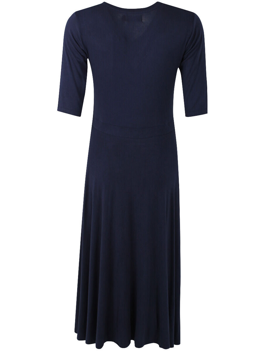 Danandersen Viscose Dress Navy