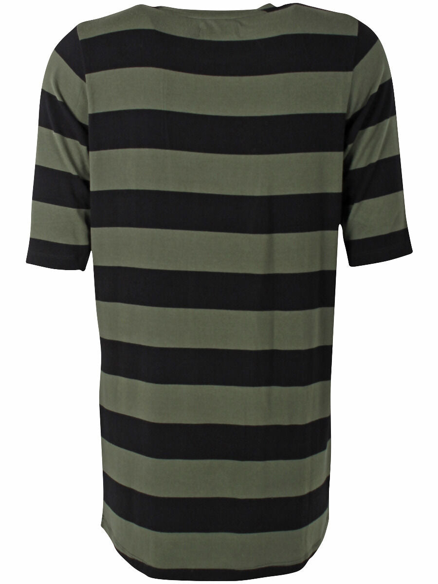 Danefield Viscose Tunika Black/Dk Army