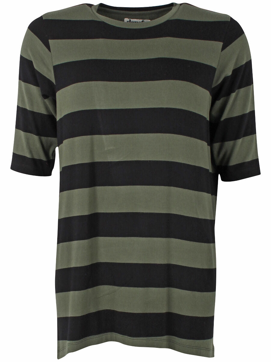 Danefield Viscose Tunika Black/Dk Army