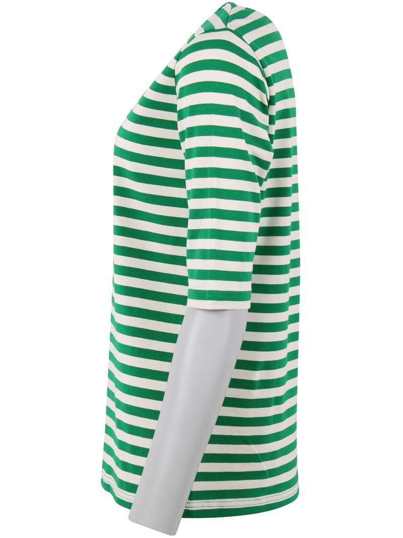 Danemanna Modal Tee Grass Green/Chalk