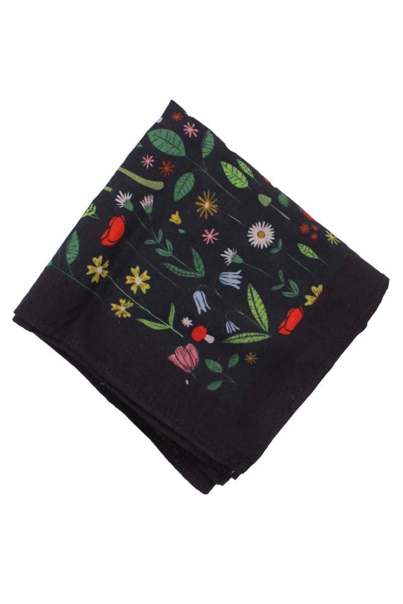 Danebesser Scarf Dk Navy BOTANICAL