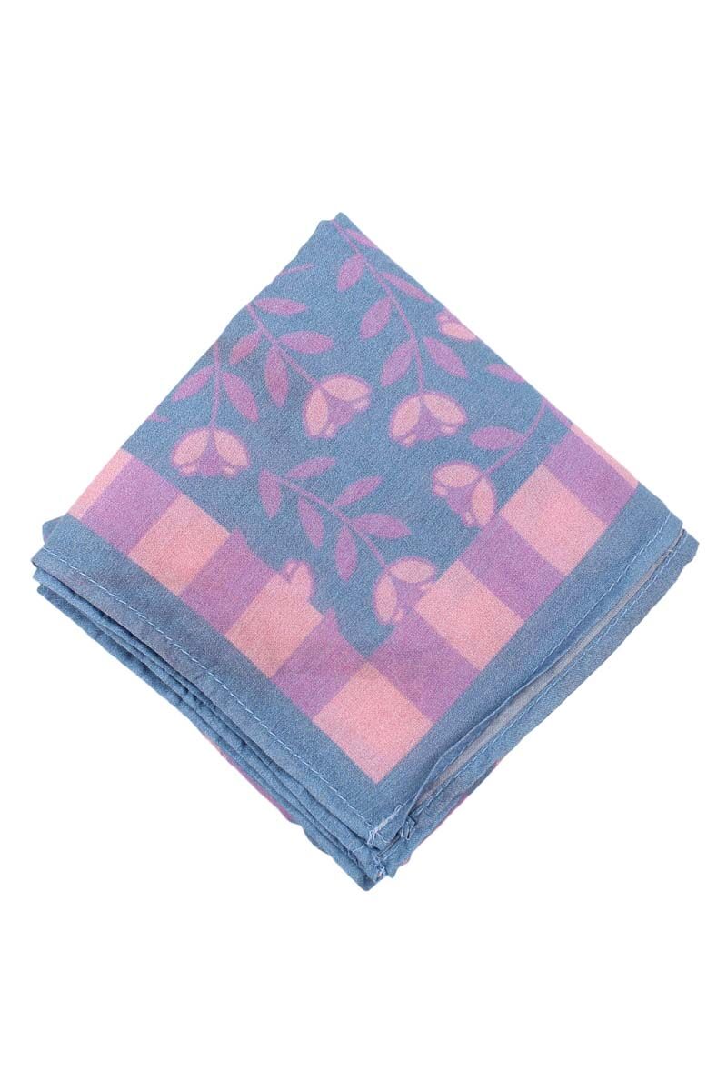 Danebesser Scarf Light Blue BIG FLEURIE