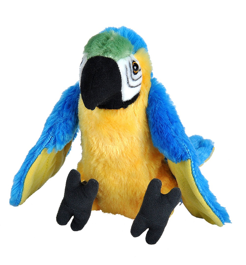 Macaw Parrot Plush 8"