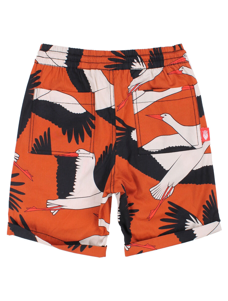 Danalfred Poplin Shorts Rust BIG STORK