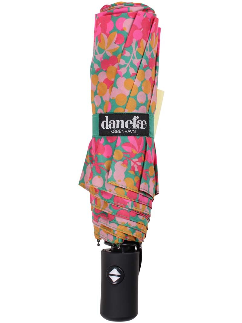 Folde paraply med blomster print